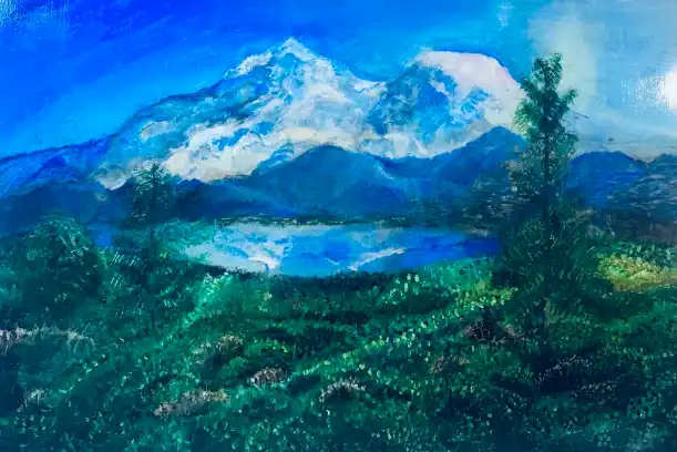 Azure Mirror of Shasta’s Calm Prints