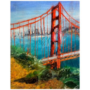 Glass Prints with Keyhole Hanging 11"X 14"