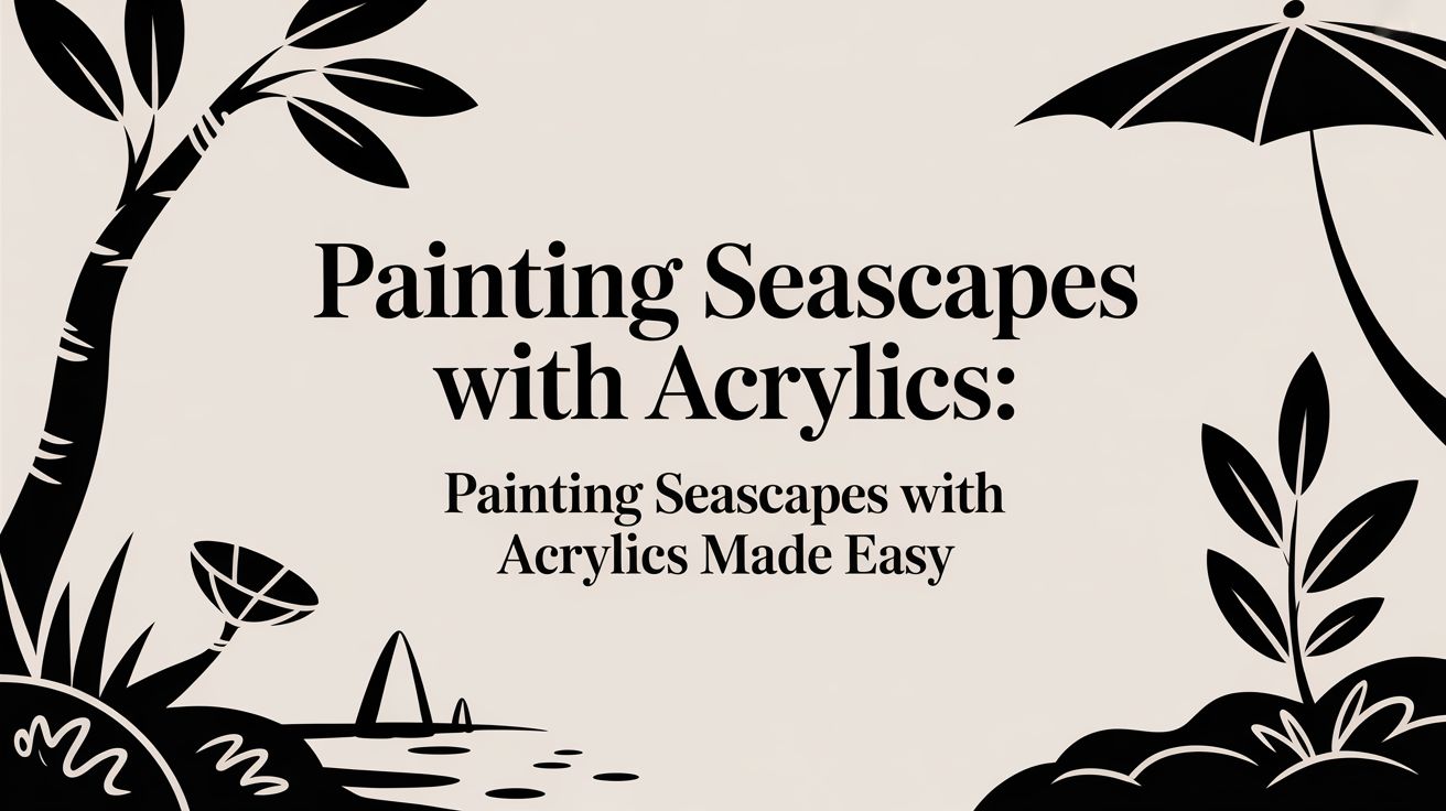 Painting Seascapes with Acrylics: painting seascapes with acrylics made easy