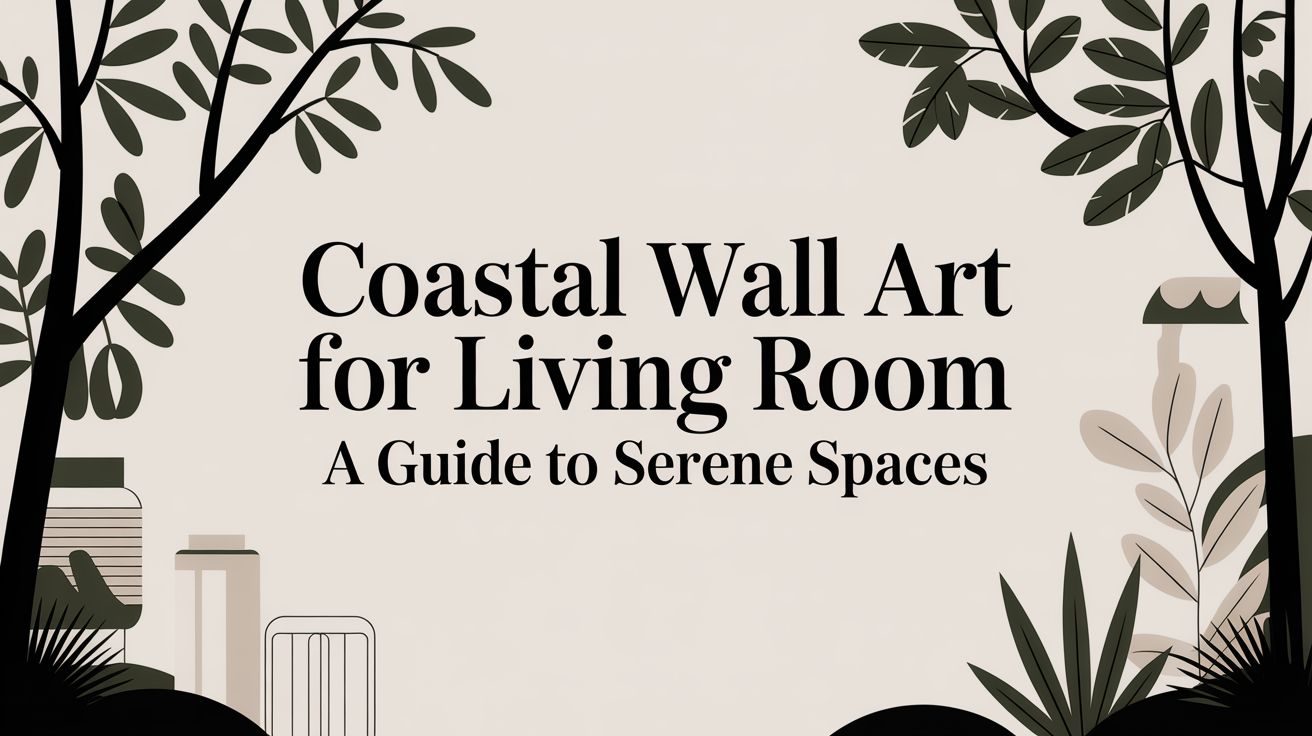Coastal Wall Art for Living Room a Guide to Serene Spaces