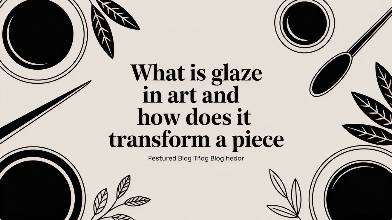 What Is Glaze in Art and How Does It Transform a Piece