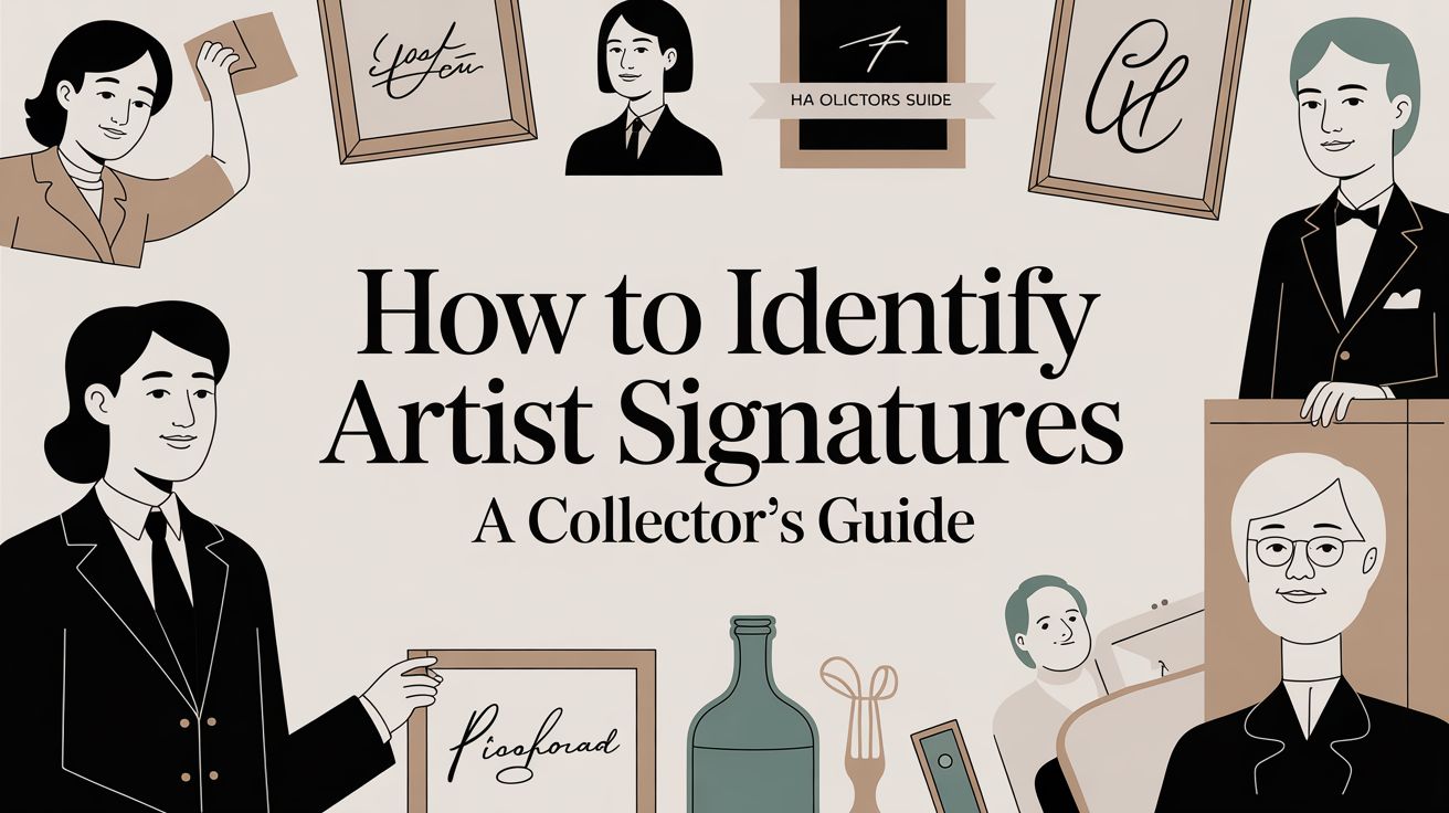 How to Identify Artist Signatures A Collector’s Guide