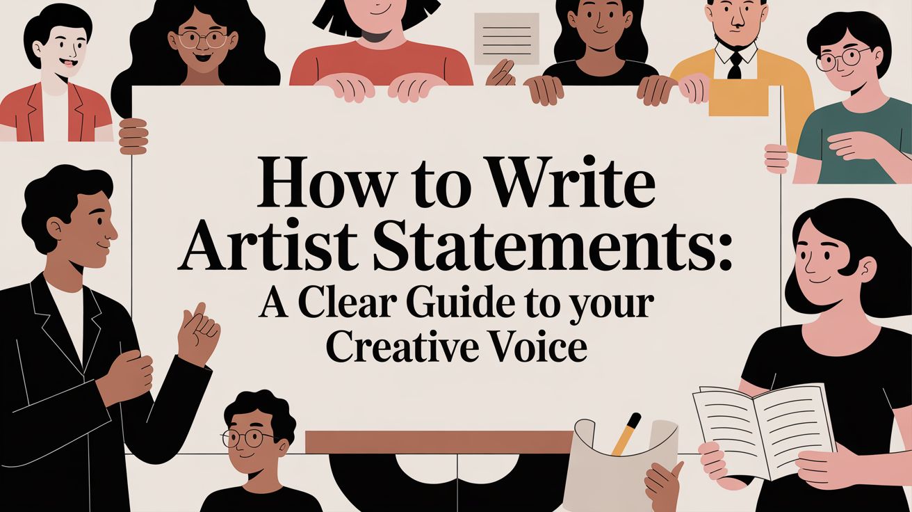 How to Write Artist Statements: A Clear Guide to Your Creative Voice
