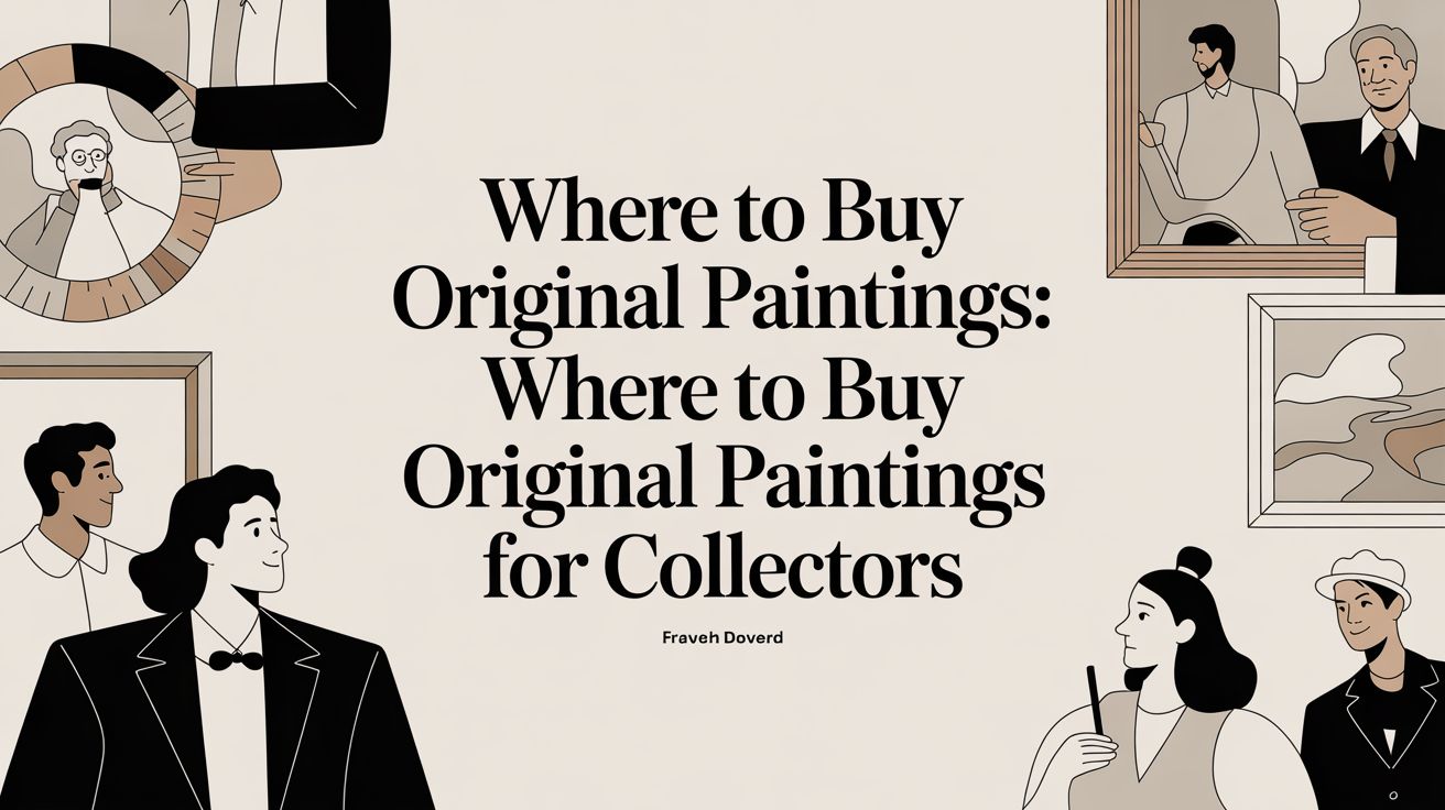 Where to Buy Original Paintings: where to buy original paintings for collectors